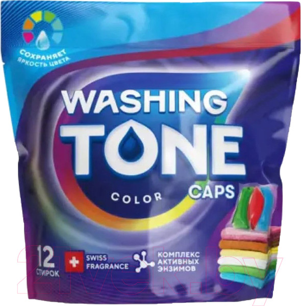 Изображение товара Капсулы для стирки Washing Tone Color (12шт)