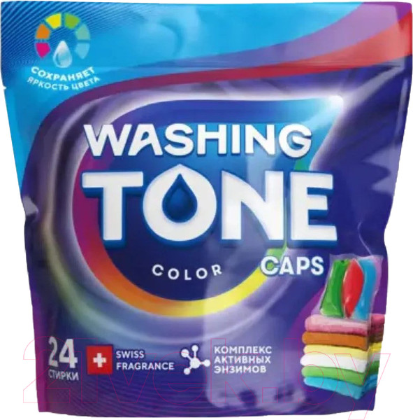 Изображение товара Капсулы для стирки Washing Tone Color (24шт)