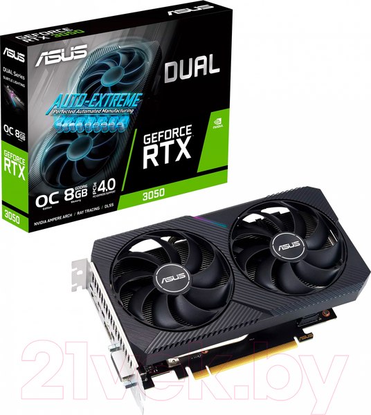 Изображение товара Видеокарта Asus DUAL-RTX3050-O8G-V2