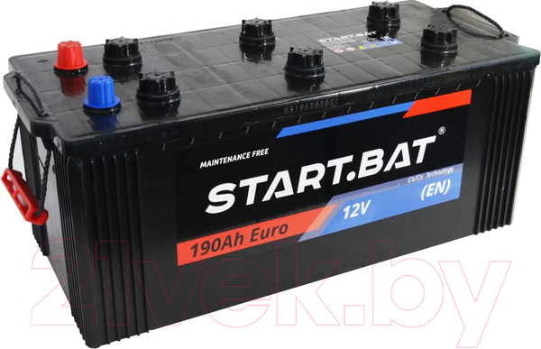 Изображение товара Автомобильный аккумулятор СтартБат 6СТ-190 LR Euro (190 А/ч)