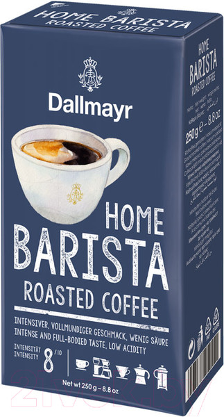 Изображение товара Кофе молотый Dallmayr Home Barista Roasted Coffee (250г)