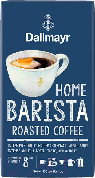 Изображение товара Кофе молотый Dallmayr Home Barista Roasted Coffee (500г)
