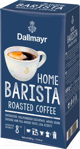 Изображение товара Кофе молотый Dallmayr Home Barista Roasted Coffee (500г)