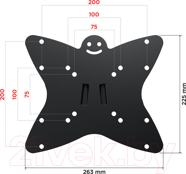 Изображение товара Кронштейн для телевизора Holder LCDS-5049 (металл)