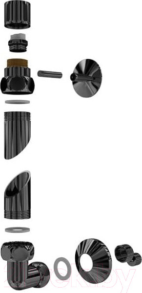 Изображение товара Полотенцесушитель водяной Двин J 80x50 (1")