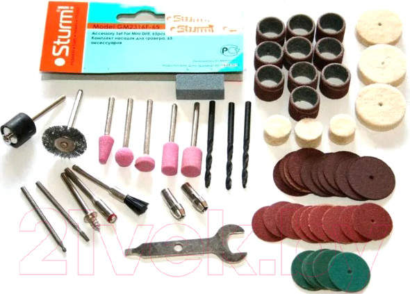 Изображение товара Набор насадок для гравера Sturm! GM2316F-65