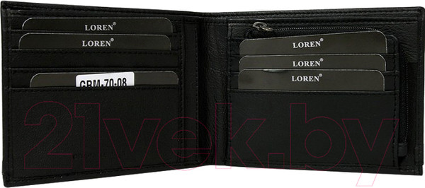 Изображение товара Портмоне Cedar Loren GRM-70-08 (черный)
