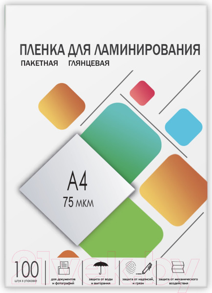 Изображение товара Пленка для ламинирования Гелеос LPA3-75 303x426 75мик