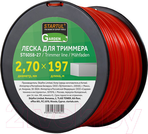 Изображение товара Леска для триммера Startul ST6058-27