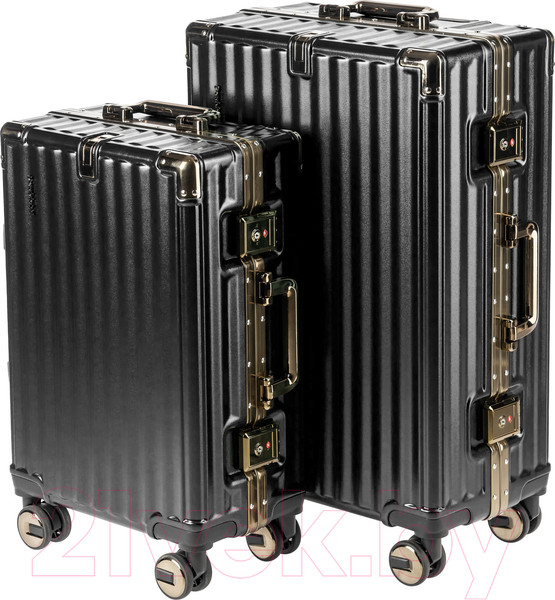 Изображение товара Чемодан на колесах DoubleW E087# (S,черный)