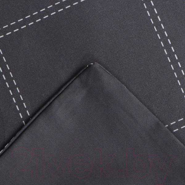 Изображение товара Комплект постельного белья Этель Cage Евро / 10060118 (графит)