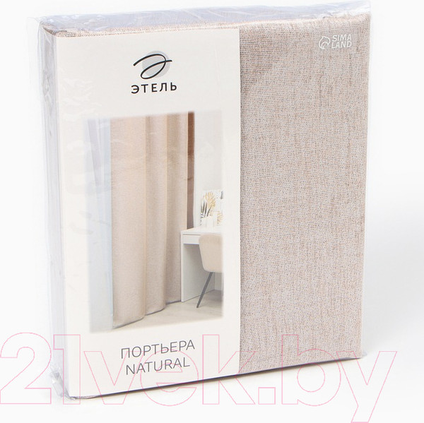 Изображение товара Штора Этель Natural / 10181962 (145x265, бежевый)