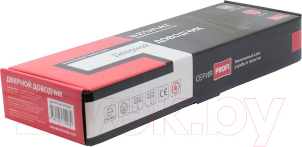 Изображение товара Доводчик с рычагом БУЛАТ Profi ДД 802/3 A-B (черный)