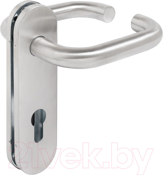 Изображение товара Ручка дверная БУЛАТ 72.09НС Aisi 304 Inox 14865 (нержавеющая сталь)