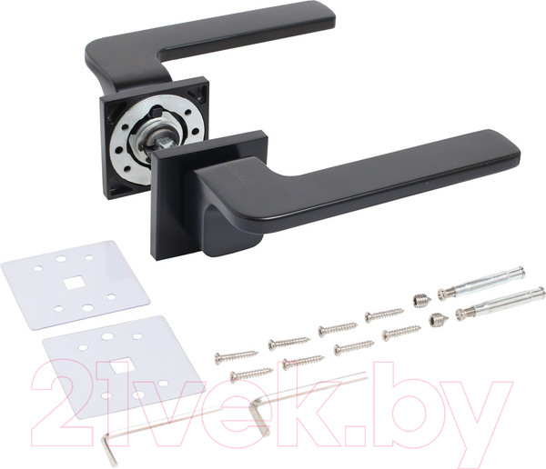 Изображение товара Ручка дверная Аллюр Арт Марк BL 89150 (матовый черный)