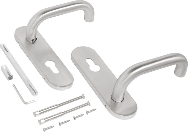 Изображение товара Ручка дверная Стандарт 1303 SS (60-100) Inox (нержавеющая сталь)