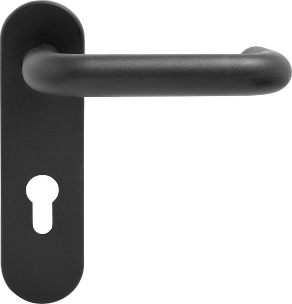 Изображение товара Ручка дверная Стандарт Строитель 1303 (50-90) (черный)