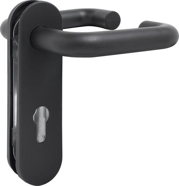 Изображение товара Ручка дверная Стандарт Строитель 1303 (50-90) (черный)