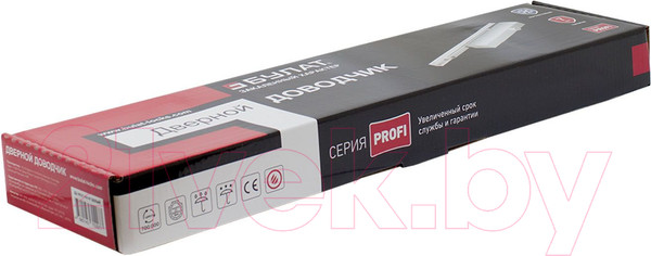 Изображение товара Доводчик с каналом скольжения БУЛАТ Profi ДД 802/3 AH-S (серебристый)