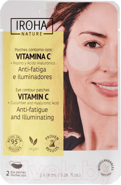 Изображение товара Патчи под глаза Iroha Nature Eye Contour Patches Anti-fatigue and Illuminating (2шт)