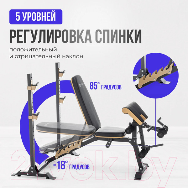 Изображение товара Скамья многофункциональная Oxygen Fitness Mont Blanc