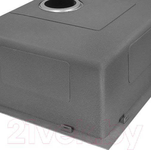 Изображение товара Мойка кухонная Arfeka Eco AR PVD Nano Decor 60x50 (черный)