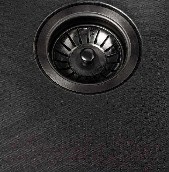 Изображение товара Мойка кухонная Arfeka Eco AR PVD Nano Decor 60x50 (черный)