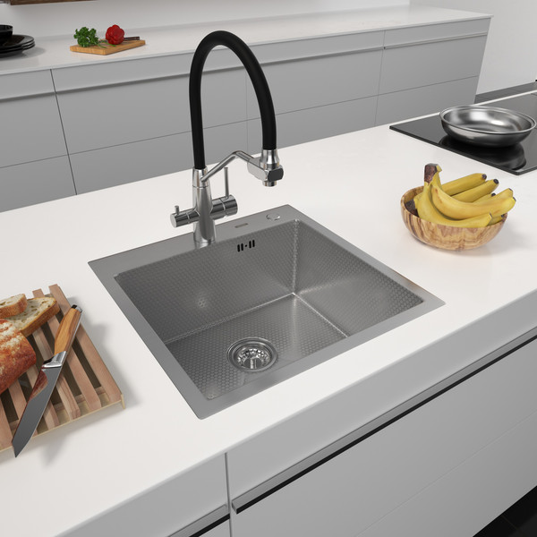 Изображение товара Мойка кухонная Arfeka Eco AR 50x50 (Satin Decor)