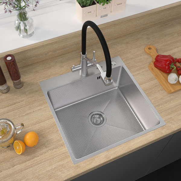 Изображение товара Мойка кухонная Arfeka Eco AR 50x50 (Satin Decor)