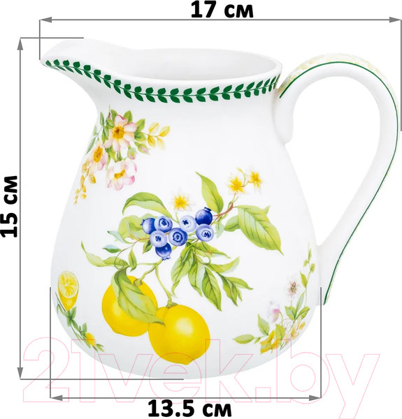 Изображение товара Кувшин Elan Gallery Лимоны / 420511 
