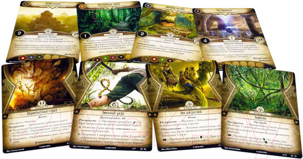 Изображение товара Дополнение к настольной игре Мир Хобби Ужас Аркхэма. Карточная игра. Забытая эпоха. Сыщики / 915721