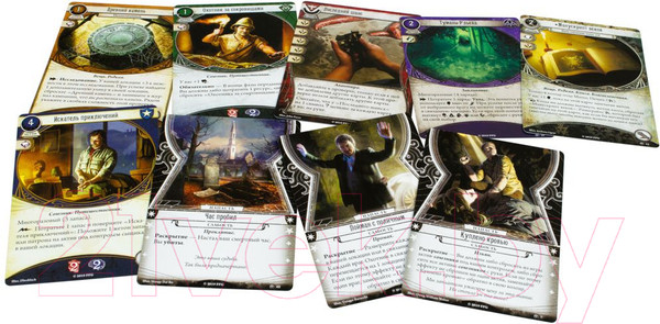 Изображение товара Дополнение к настольной игре Мир Хобби Ужас Аркхэма. Карточная игра. Забытая эпоха. Сыщики / 915721