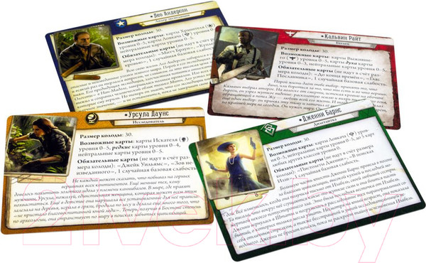 Изображение товара Дополнение к настольной игре Мир Хобби Ужас Аркхэма. Карточная игра. Забытая эпоха. Сыщики / 915721