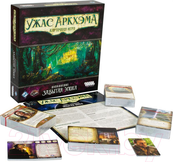 Изображение товара Дополнение к настольной игре Мир Хобби Ужас Аркхэма. Карточная игра. Забытая эпоха. Сыщики / 915721