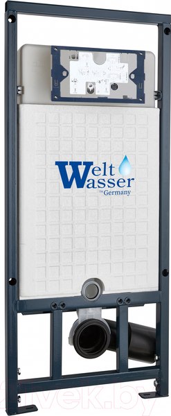 Изображение товара Унитаз подвесной с инсталляцией WeltWasser Marberg 507 + Merzbach 043 GL-WT + Mar 507 RD GL-WT