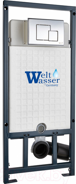 Изображение товара Унитаз подвесной с инсталляцией WeltWasser Marberg 507 + Merzbach 043 GL-WT + Mar 507 SE-CR