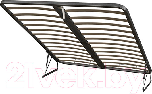 Изображение товара Двуспальная кровать Мебельград Севилья с подъемным ортопедическим основанием 160x200 (альба светло-коричневый)