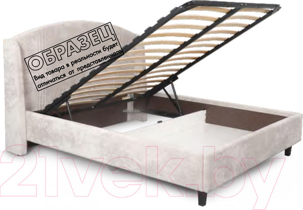 Изображение товара Каркас кровати Мебельград Севилья 160x200 (тиффани бежевый)