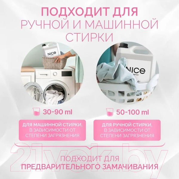 Изображение товара Гель для стирки NICE by Septivit Детское Белье (5л)