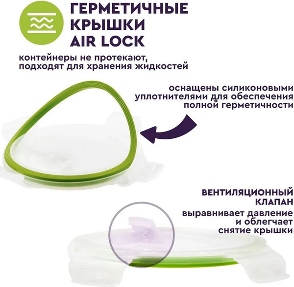 Изображение товара Контейнер Eley ELP2802G (зеленый)