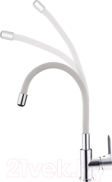 Изображение товара Смеситель Ekko EM70112-8 (белый/хром)