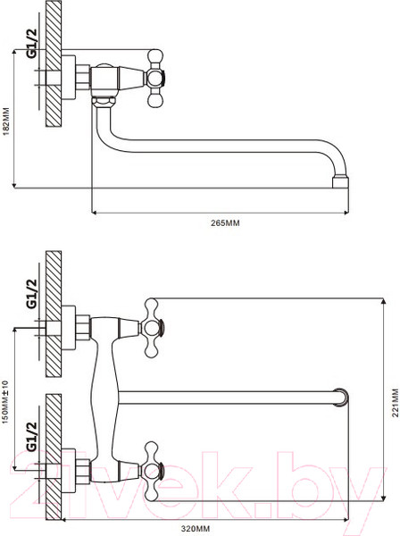 Изображение товара Смеситель Ekko EM4619