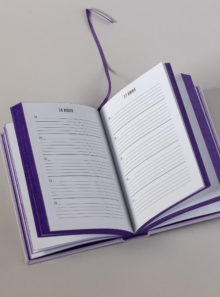 Изображение товара Дневничок Альпина Дневник впечатлений на 5 лет: 5 строчек в день твердая обложка (лаванда)