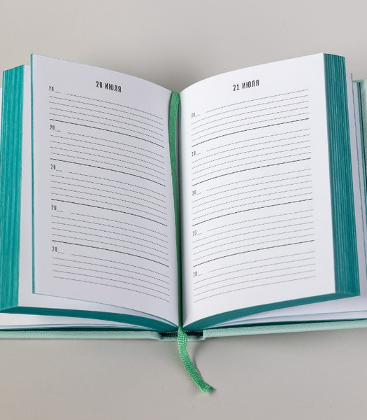 Изображение товара Дневничок Альпина Дневник впечатлений на 5 лет: 5 строчек в день твердая обложка (мята)