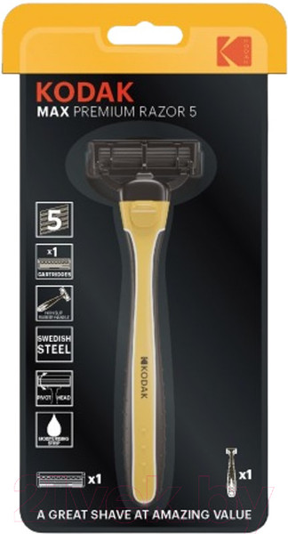 Изображение товара Бритвенный станок Kodak Max Premium Razor 5 Starter