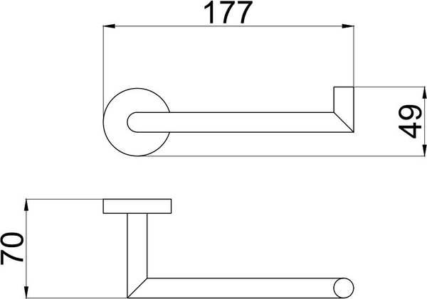 Изображение товара Держатель для туалетной бумаги Allen Brau Priority 6.31007-MG / 323765