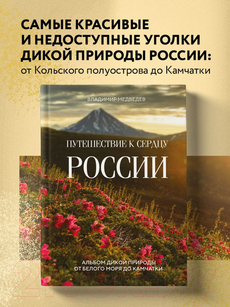 Изображение товара Книга Эксмо Путешествие к сердцу России / 9785041900533 (Медведев В.В.)