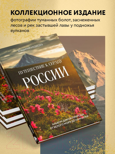 Изображение товара Книга Эксмо Путешествие к сердцу России / 9785041900533 (Медведев В.В.)
