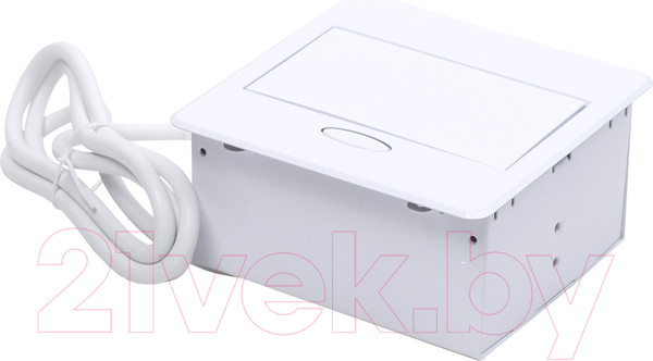 Изображение товара Блок розеточный AKS Nova 4 выдвижной (1 розетка, белый)