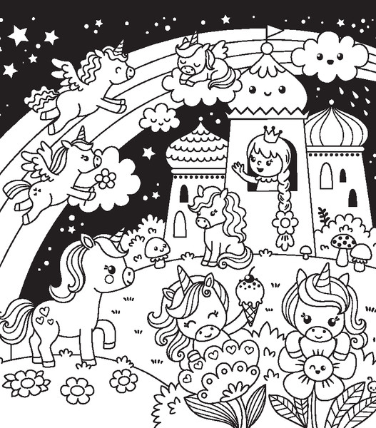 Изображение товара Раскраска Эксмо Я очень люблю раскрашивать. Kawaii, мягкая обложка